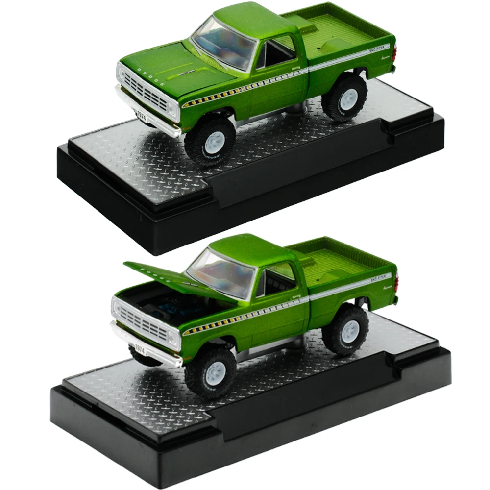 Greenlight-bburago m2マシン合金車モデル、1:64ダイキャスト車、ミニチュアシミュレーション、男の子、ギフト用の収集玩具、1:64