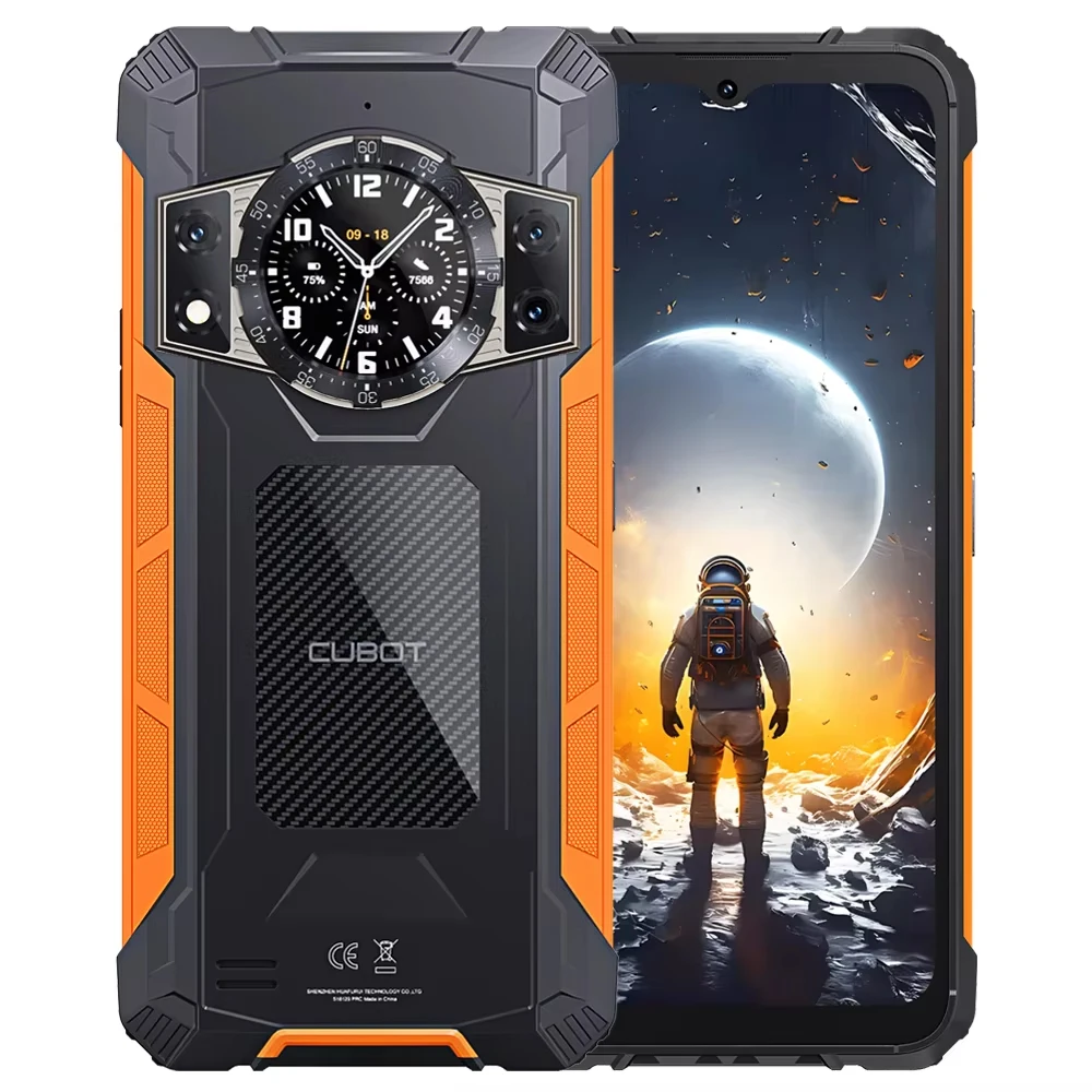 (Ship From Mexico)Cubot KingKong ACE 2 Ultra-thin Rugged Smartphone Android 14 16GB RAM(6GB+10GB)+128GB ROM 6.56