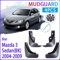 Lembi di Fango auto per Mazda 3 BK Berlina Sedan 2004 ~ 2009 2005 2006 2007 2008 Parafango Paraspruzzi Parafango paraspruzzi Accessori Auto