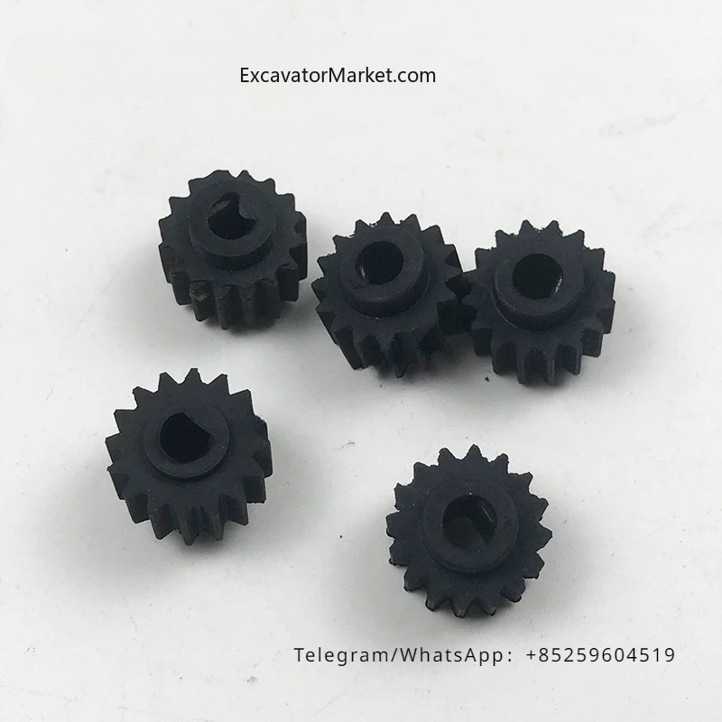 18.5mm  For Hitachi Excavator ZAX60 ZAX200 Sapre Parts 4614911 4360509 Throttle Motor Rubber Gear Excavator