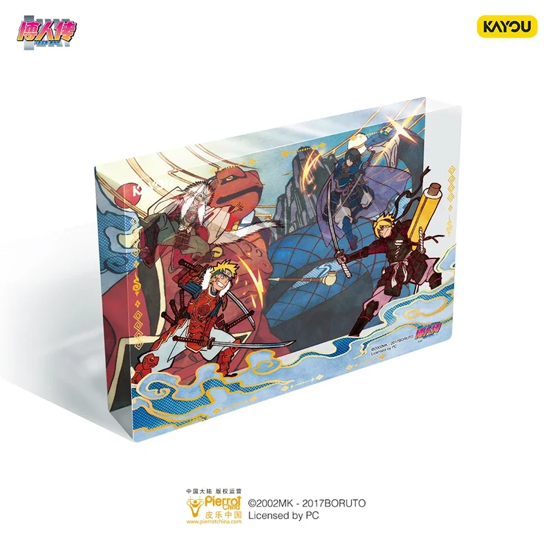 مجموعة حامل بطاقات أكريليك من KAYOU Limited Boruto Naruto - هدية رسمية أصلية من عصر جديد قابلة للجمع للأولاد والبنات والأطفال
