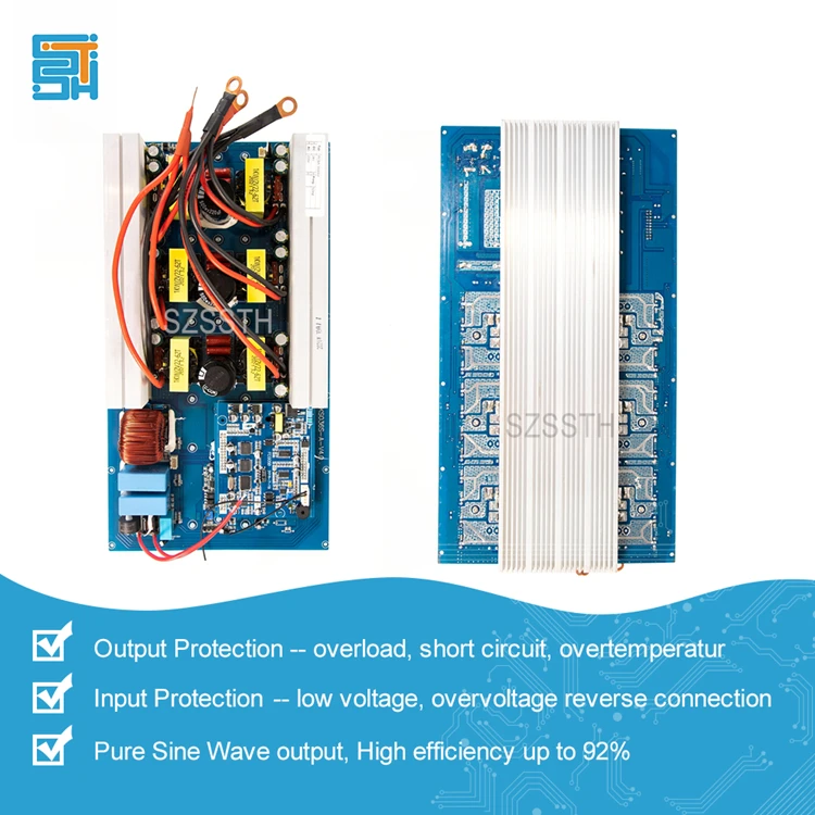 3000W PCBA of pure sine wave power inverter DC 12v to AC 220v 50HZ 600W 1000W 1500W 2000W 3000W assembled PCB board