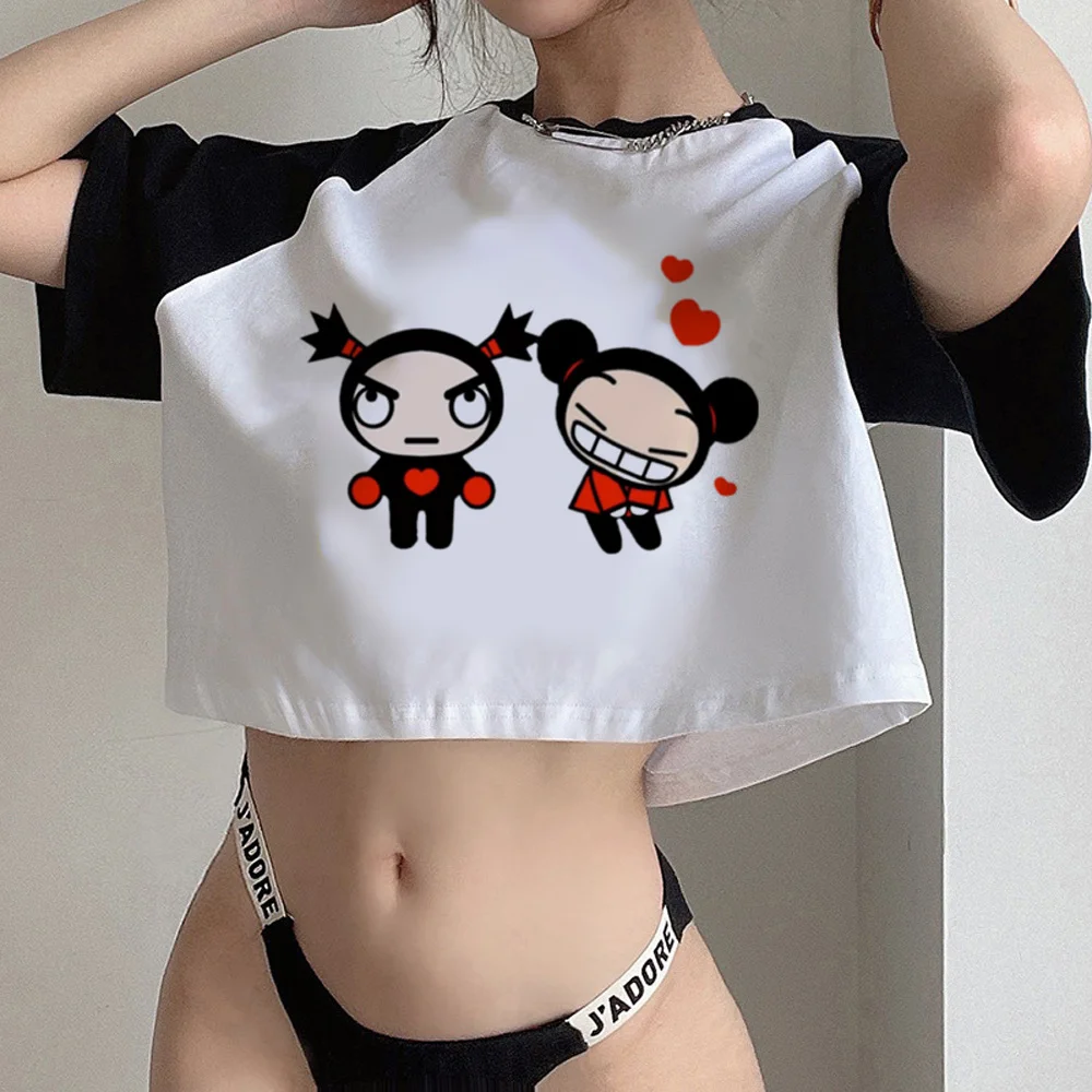 Pucca streetwear  fairy grunge  fairycore crop top girl Kawaii fairy grunge  goth 90s clothes