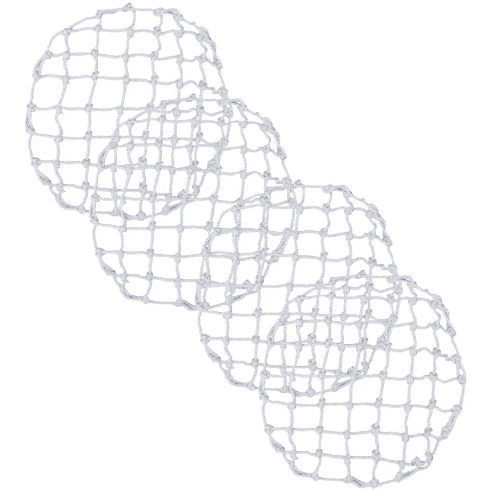 

4pcs Round Fall Prevention Well Cover Mesh Sturdy Protective Net For Sewer Manhole Covers Municipal Electric Wells Child Animal