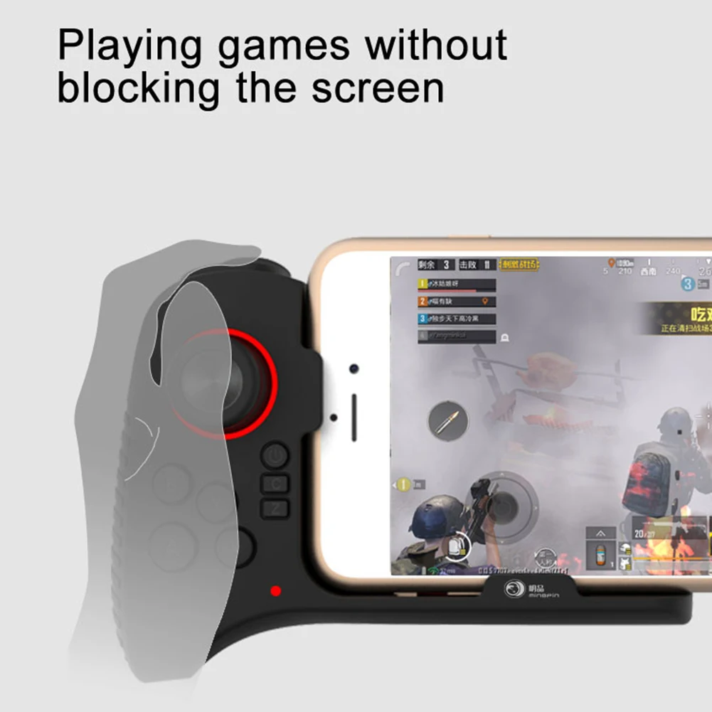 G5 One-Handed Wireless Blue tooth Gamepad Mobile Controller Game Joystick Support IOS Android for Phone and Tablet Ip ad forPUBG