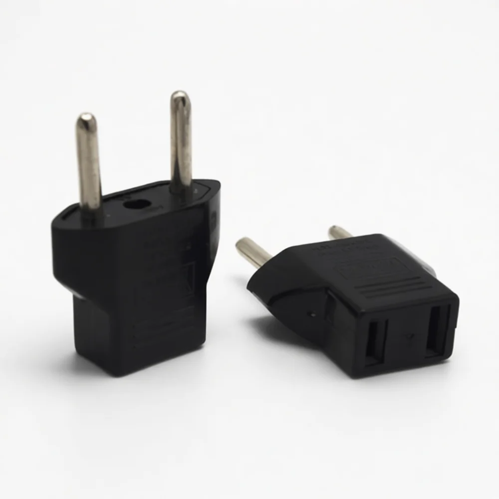 Wall Socket Converter US To EU Travel Power Plug Adapter Connector Safe Stable Copper Conductor For Electronics