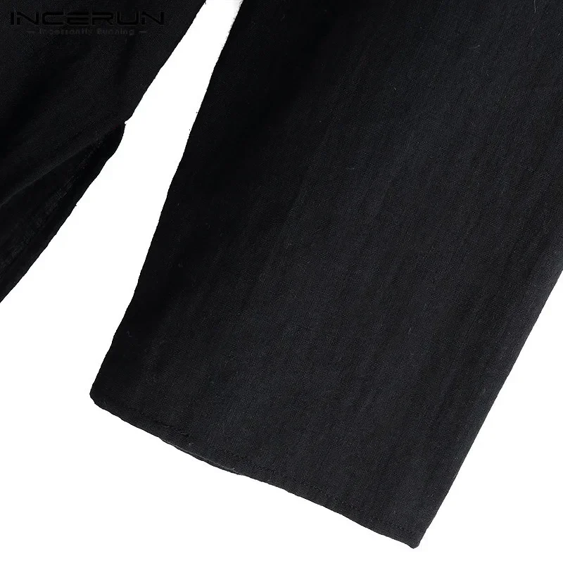 Новая исламская одежда 2025 года для мусульман, модные мужские длинные халаты, однотонные арабские простые повседневные мужские рубашки с длинным рукавом Jubba Thobe