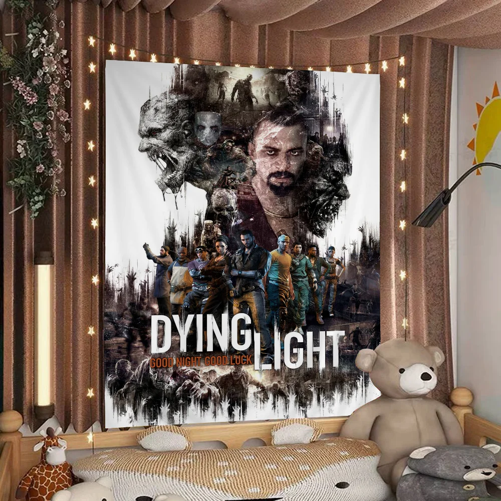 

Video Game Dying Light Printed Large Wall Tapestry Hanging Tarot Hippie Wall Rugs Dorm Home Decor