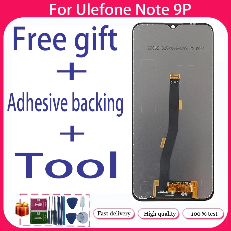 For Ulefone Note 9P+ LCD Display + Touch Screen+Free adhesive backing+Tool