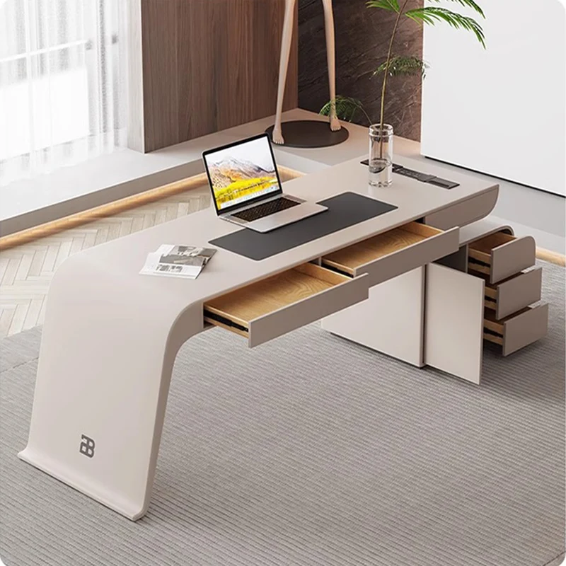 Office Furniture Corner Room Desks Study Accessories Minimalist Computer Auxiliary Table Student Mesas De Escritorio Work Home