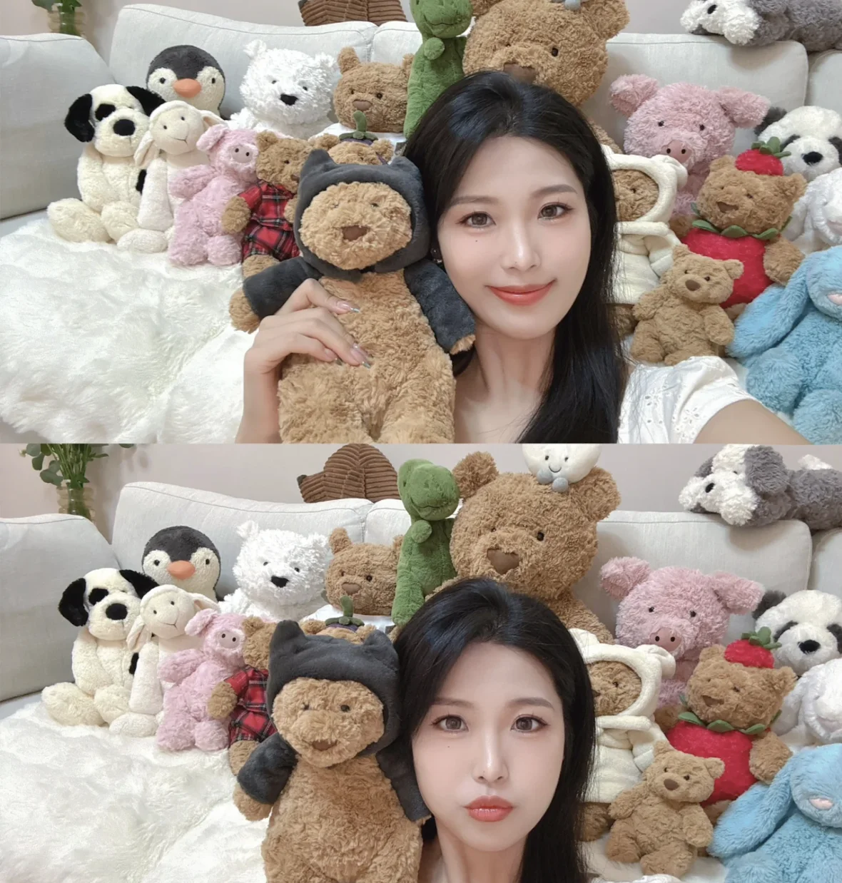 جيليكات بارثولوميو الدب مع رداء حمام حيوان محشو، 10 بوصات - دمية دب قطيفة - ناعمة وقابلة للعناق - هدية كلاسيكية للأطفال