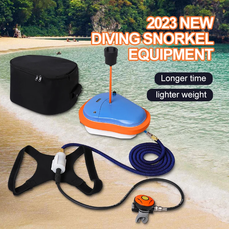 2023 New Model Q5 Scuba Diving Snorkel Equipment Mobile Ventilator Tankless Waterproof Portable Rechargeable Underwater