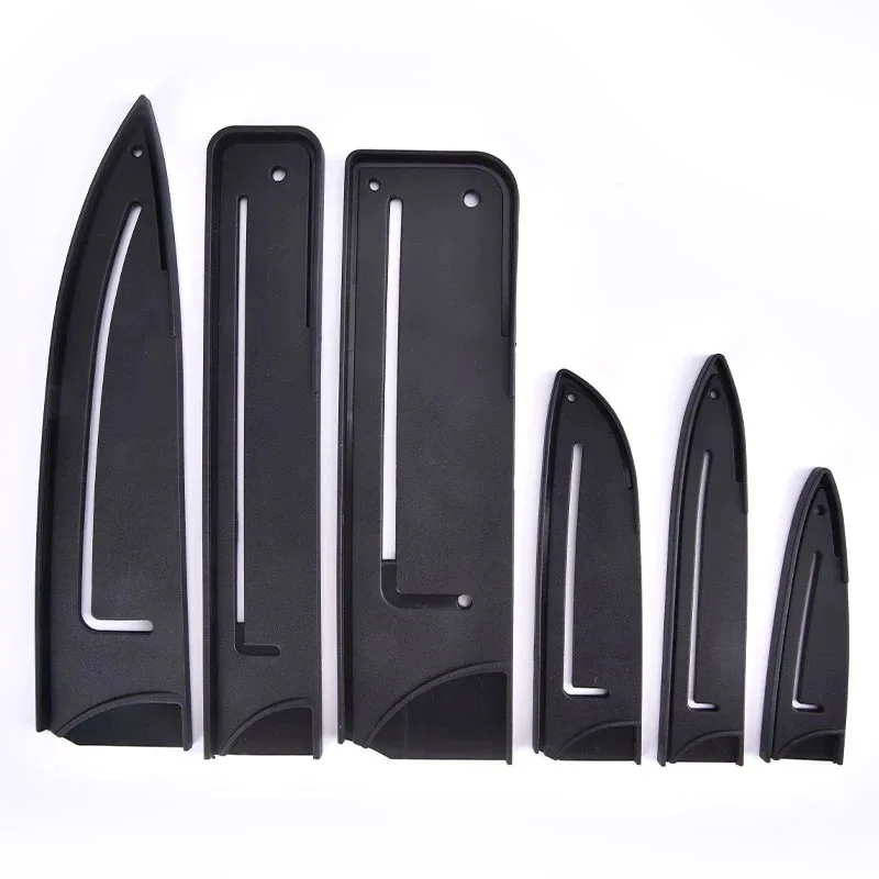 Plastic Chef Knife Covers Blade Protector Black Edge Guards Multipurpose Sheath Case Kitchen Accessories