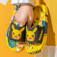 Cartoon Cute Pokémon Children's Slippers Summer Boys and Girls Indoor Non slip Soft Bottom Cool Slippers