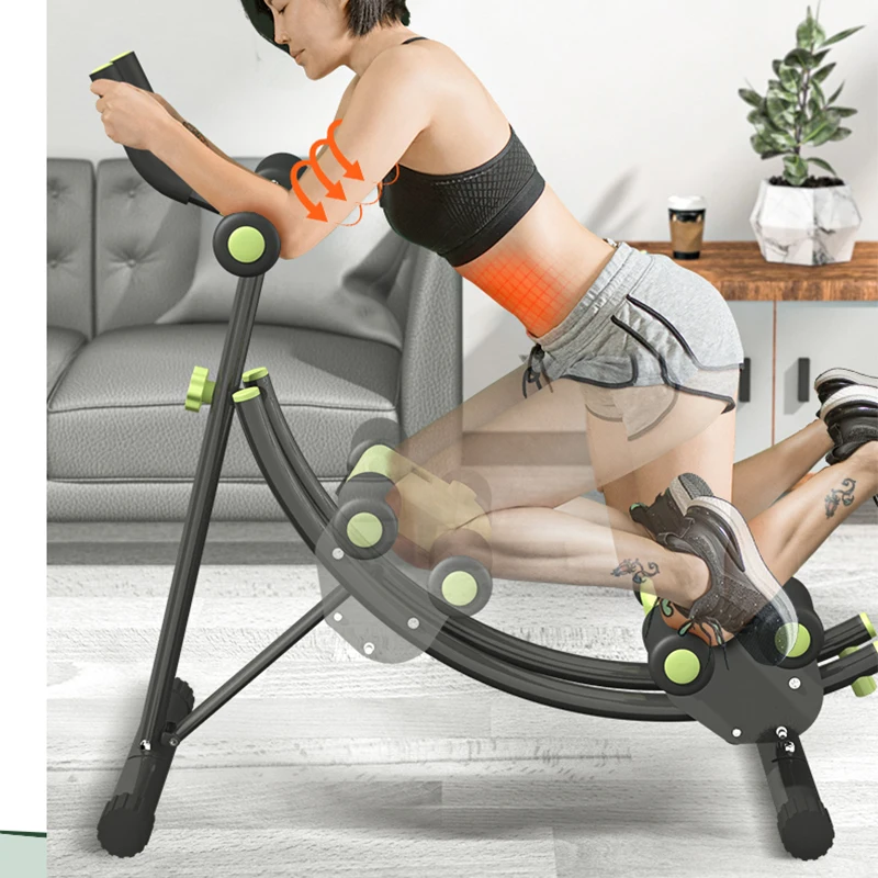 SWS-114 Waist Machine Abdomen Dual Track Abdominal Muscle Abdominal Muscle Training Fitness Equipment Home Use Exercise