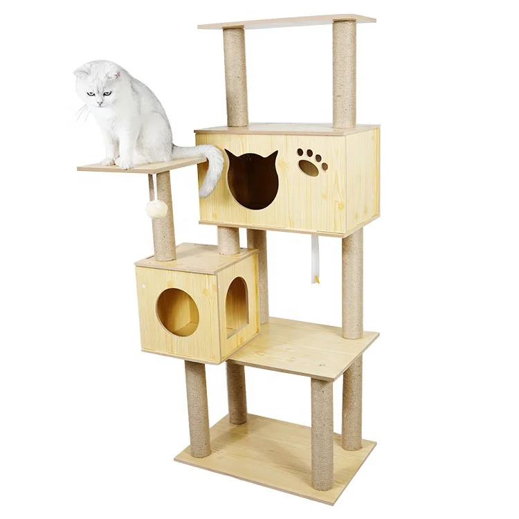 Climbing Tower Cat Tree Eco-friendly Condo House Pet Furniture