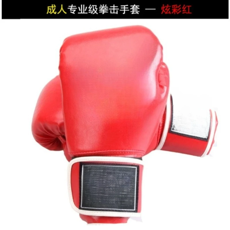 6/8/10/12/14 أوقية قفازات الملاكمة المهنية سميكة بولي Muay الملاكمة التايلاندية Sanda MMA قفازات التدريب الملاكمة التدريب الملحقات #2