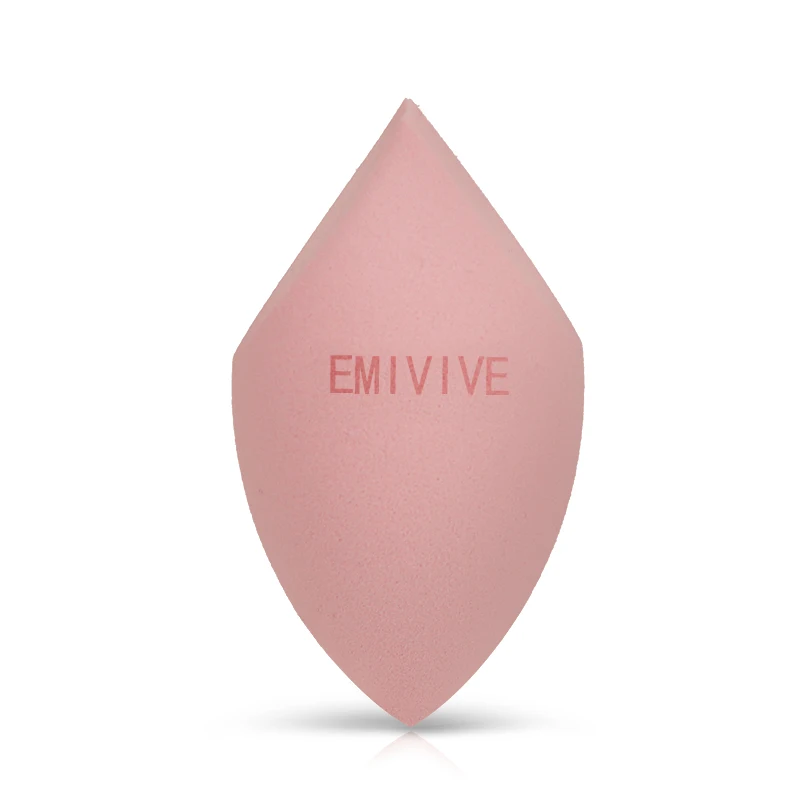 

1PC Olive Shape Double Cut Makeup Sponge Blender Super Soft Water Sponge For Foundation Concealer Cream Powder BB Cream Cosmetic