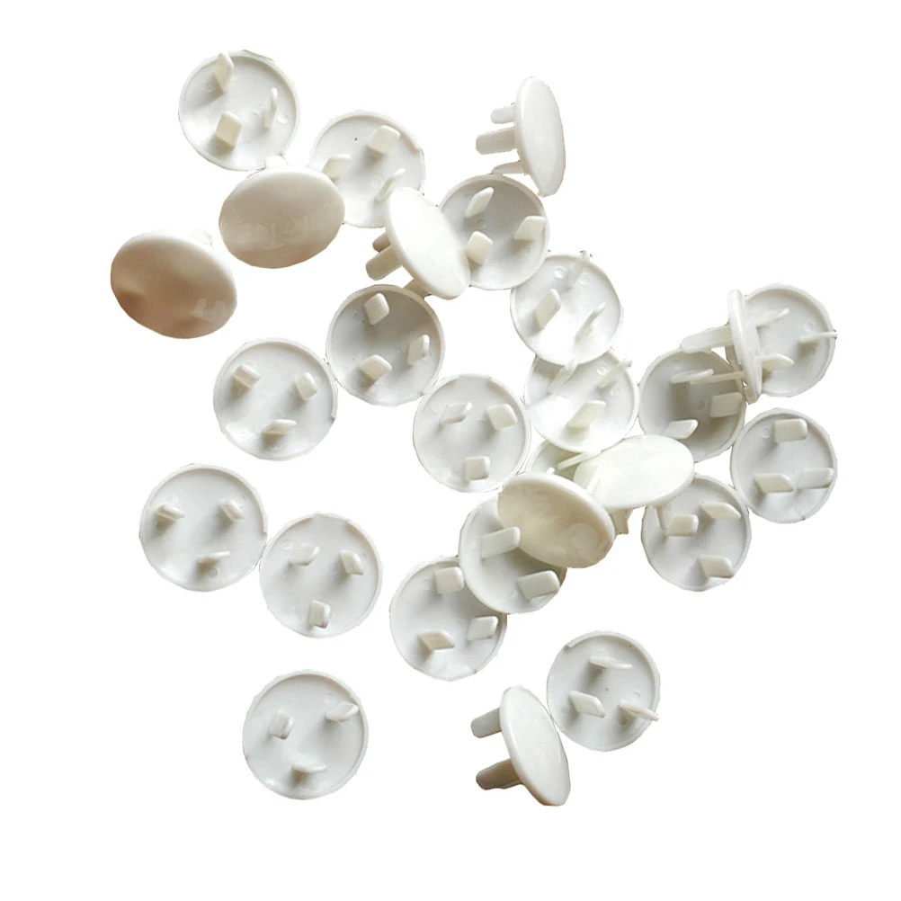 

10Pcs Children Safety Power Outlet Covers ABS Material Fire Prevention Baby Proofing Outlet Covers Socket Protective Cover