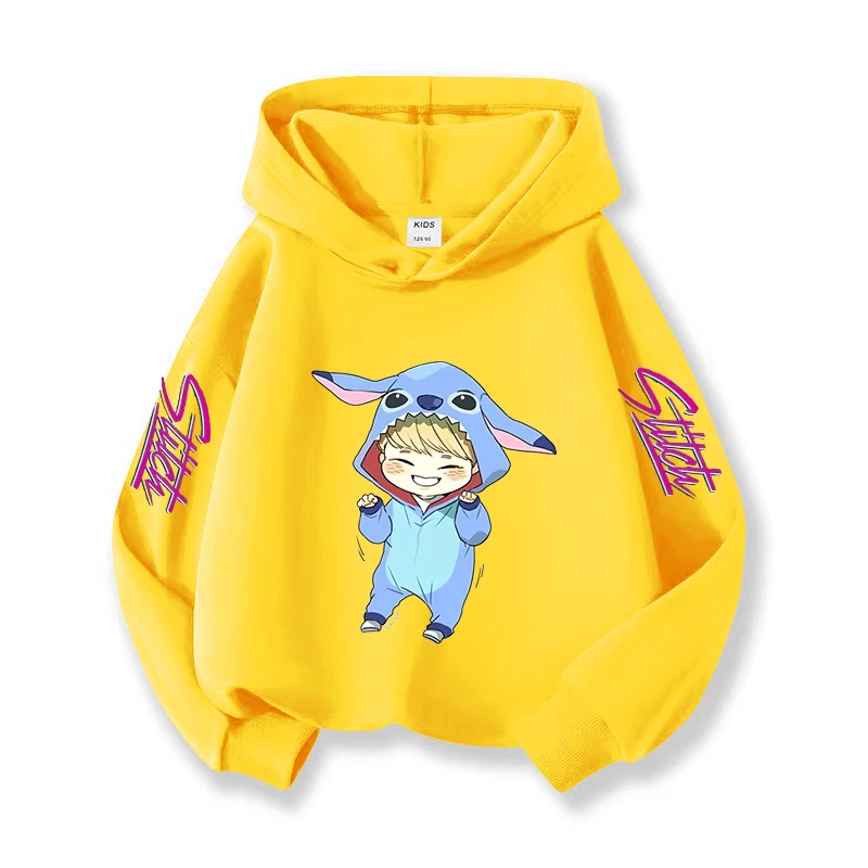 ديزني غرزة هدية عيد الميلاد للفتيات مقنعين البلوز الأطفال السترة الشتاء الراحة ارتداء الكرتون تصميم النسيج الناعم