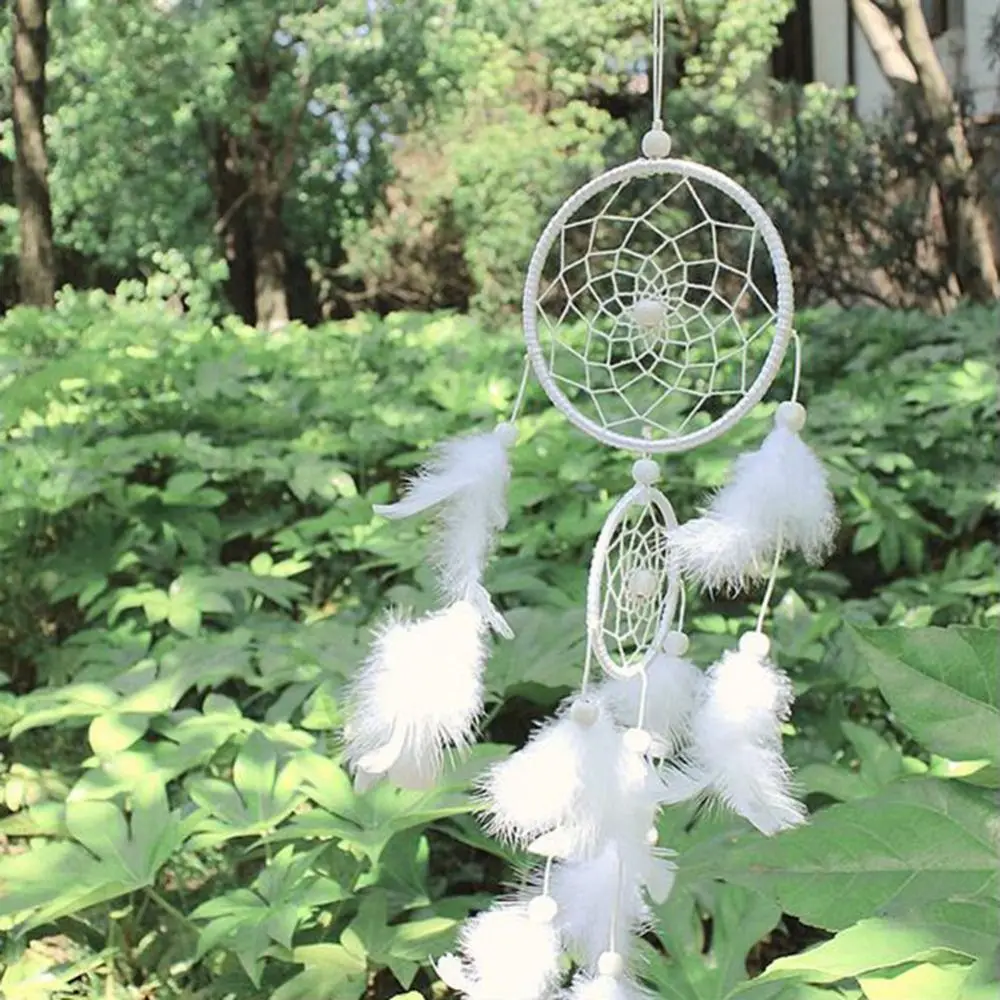 New Dream Catcher Room Decor Feather Weaving Catching Up The Dream Angle Dreamcatcher Wind Chimes Indian Style Religious Mascot