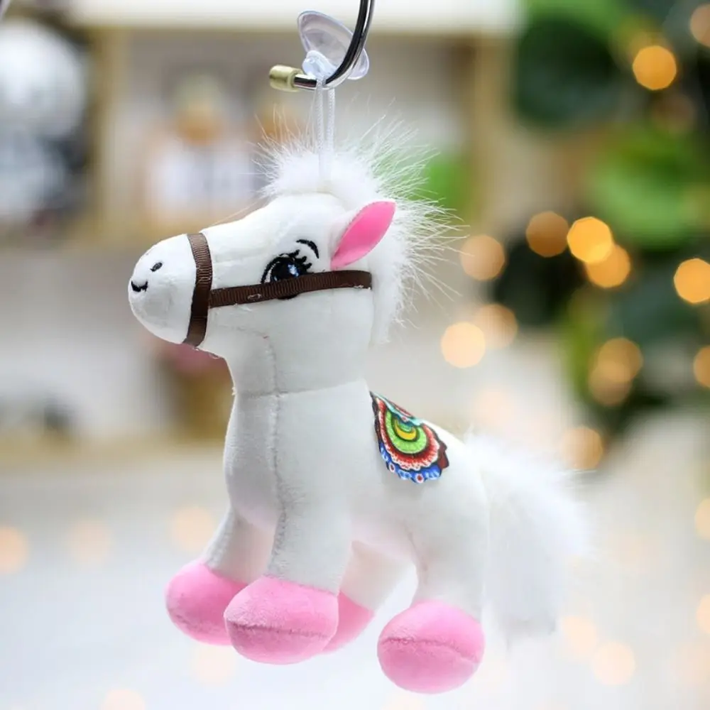 Schattig knuffeldier paard zacht jaar van het paard paard schattige Kawaii dierenriem paard hanger hangende decoratie