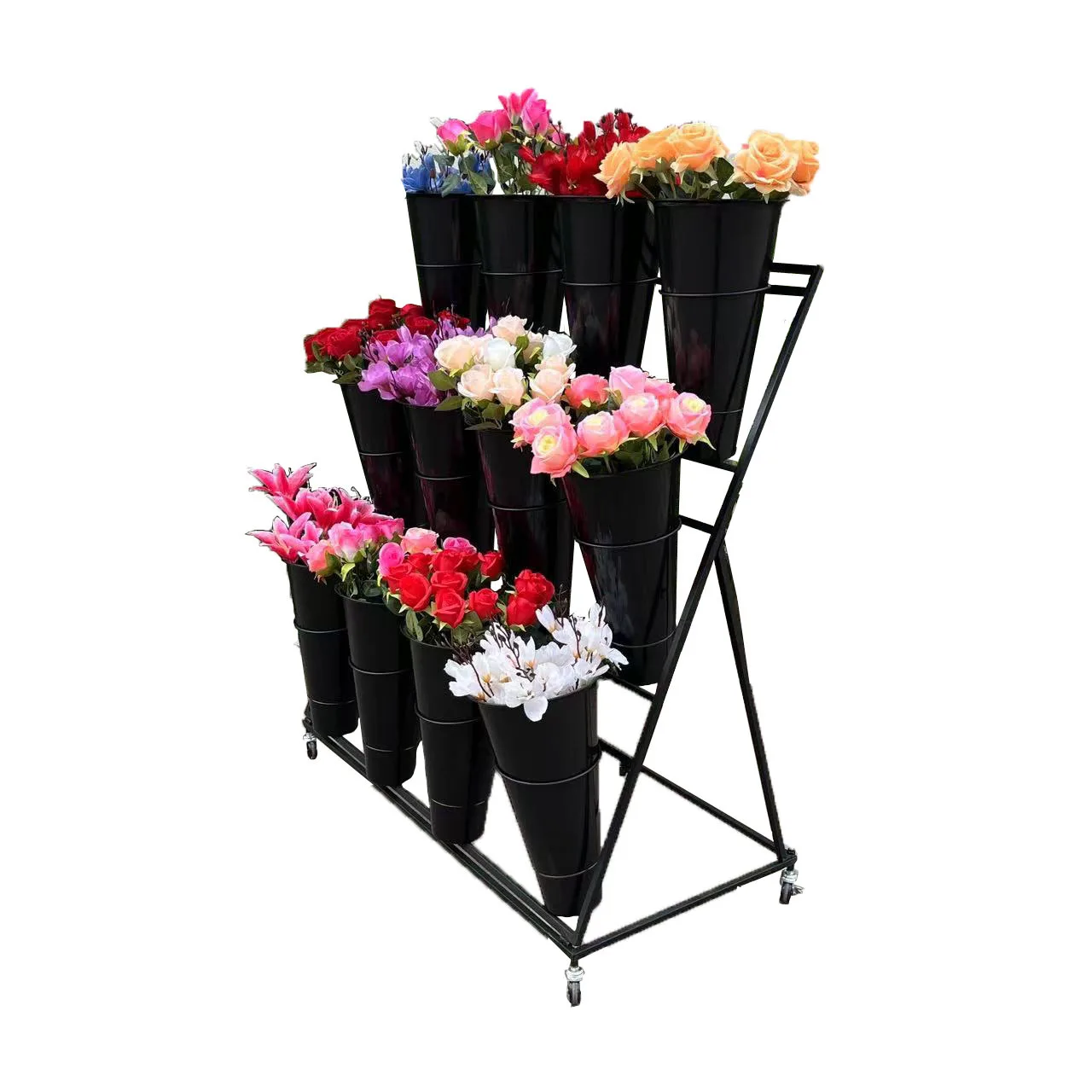 

stand High stand Wedding stand Flower arrangement arrangement Florist