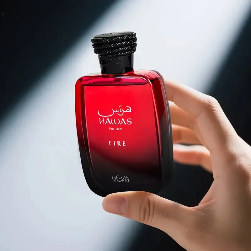 عطر RASASI Hawas Fire EDP Spray عطر عربي يدوم طويلاً للرجال مع عطر ماركة شرقية أوسطية