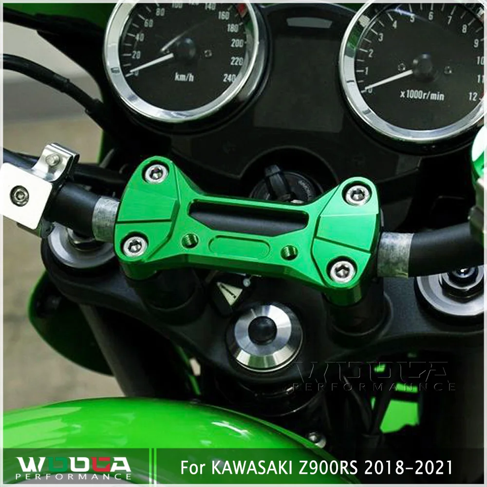 WOOGA For KAWASAKI Z900RS CAFE 2018-2025 Handlebar riser clamp Z900RS Modified decorative cover Accessories 2019 2020 2021 2022