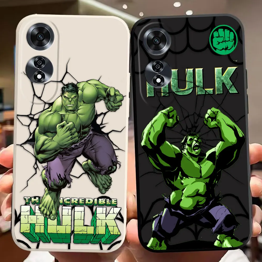 

Marvel Hulk Phone Case For OPPO F11 F29 A9 A15 A16 A17 A31 A38 A53 A54 A54 A57 A60 A74 A78 A91 A92 A93 A94 A98 Case Capa Funda