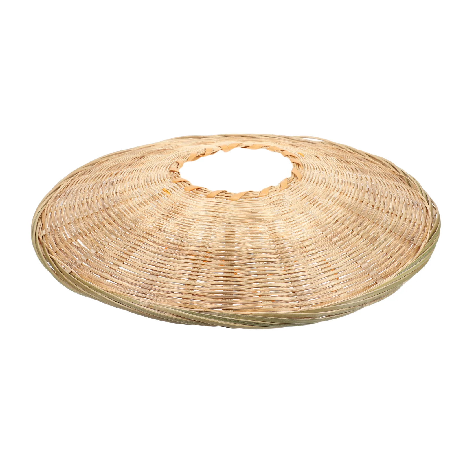 

Samurai Hat: Traditional Japanese Bamboo Straw Cap For Sun Protection Outdoor Play Cosplay Halloween Ninja Costume Party