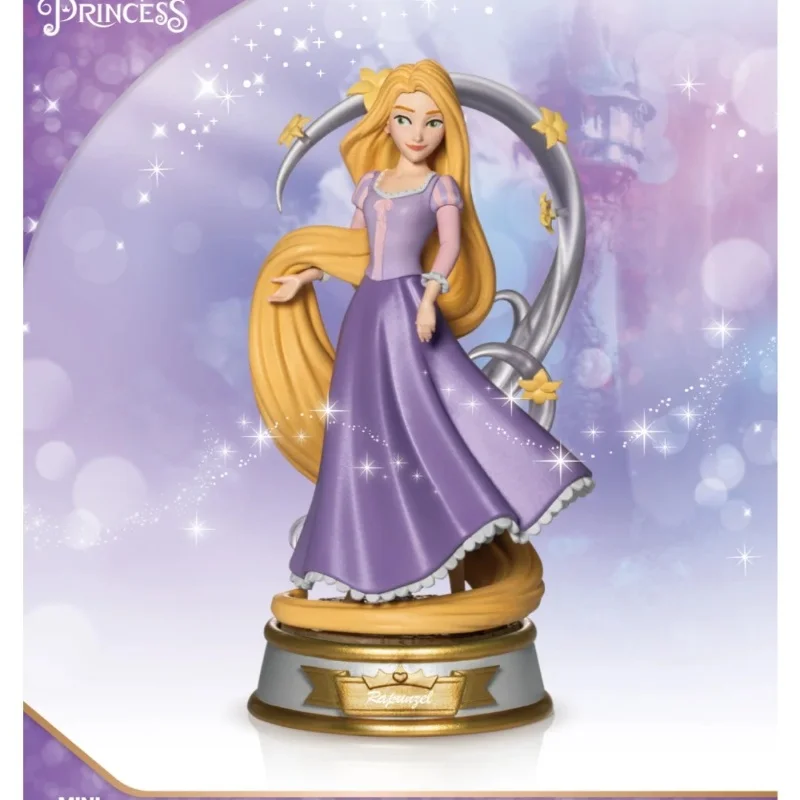 Figura de personaje de película de la serie Fall In Love de princesa de Disney, Reino de la bestia auténtica de 13cm, juguete de modelos coleccionables, regalo de cumpleaños