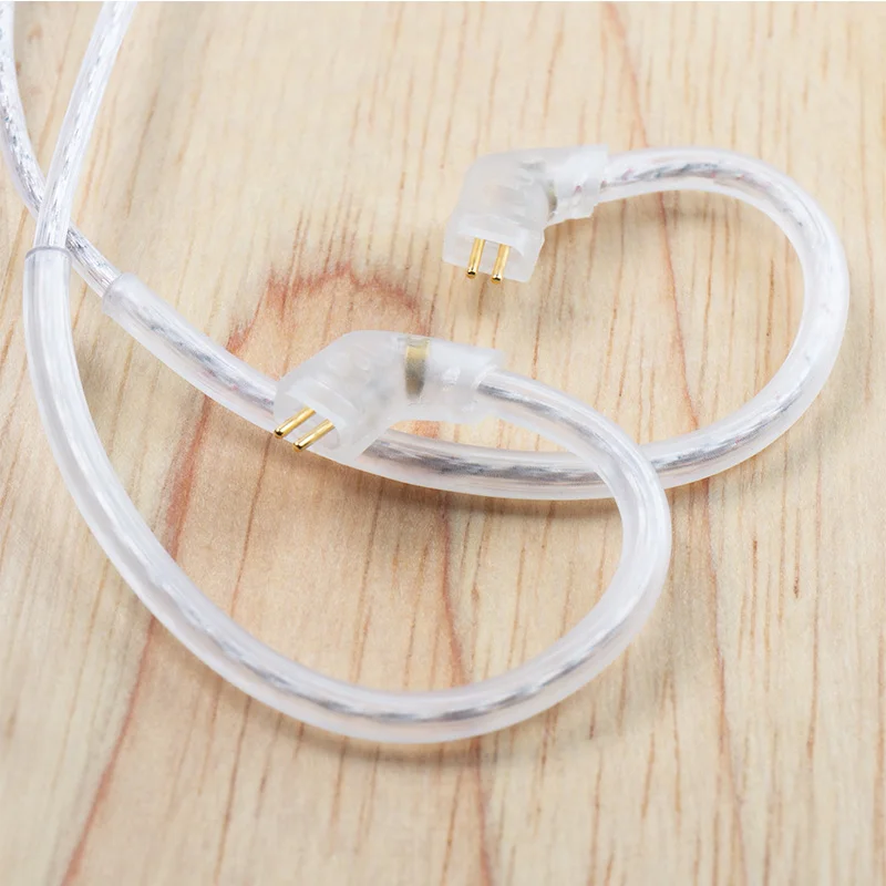 KBEAR-كابل ترقية مطلي بالفضة ، قابس فولاذي ، ميكروفون متعدد الاتجاهات OFC Pro ، نوع KZ-B ، QDC ، 2PIN ، 3.5 مللي متر ، ST10 ، عالية النقاء ، 0.78