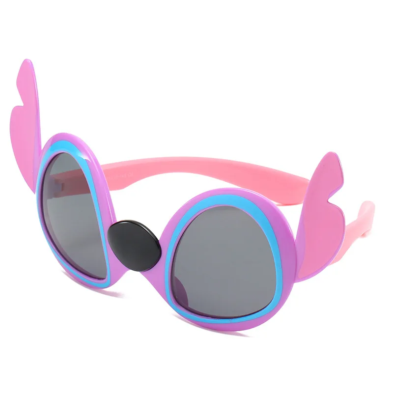 Disney Stitch Sunglasses Cartoon PVC Glasses Anime Figures Children Boys Girls Sunglasses Cute Decoration Kids Toy Gifts