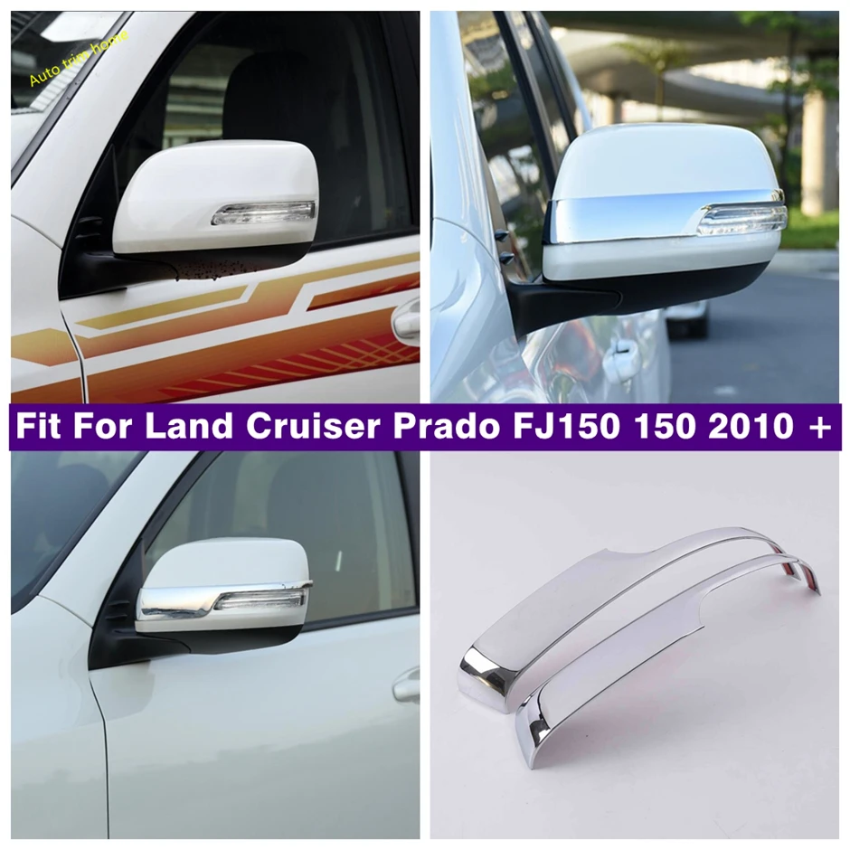 

Door Rearview Mirror Anti-rub Rubbing Edge Guard Scratch Strip Cover Trim For Toyota Land Cruiser Prado FJ150 150 2010 - 2020