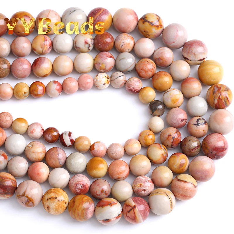 

Semi-precious Natural African Yellow Agates Stone Beads For Jewelry Making Energy Healing Beads DIY Bracelets 6 8 10mm 15"strand