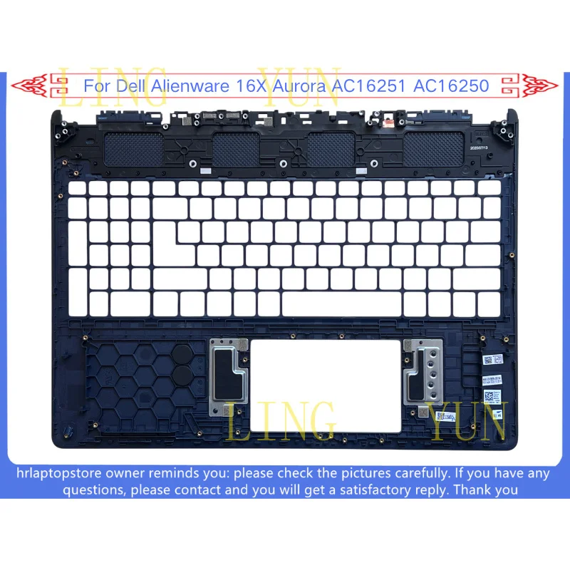 Z   New For Dell Alienware 16X Aurora AC16251 AC16250 Palmrest Upper Case 0F0TF1