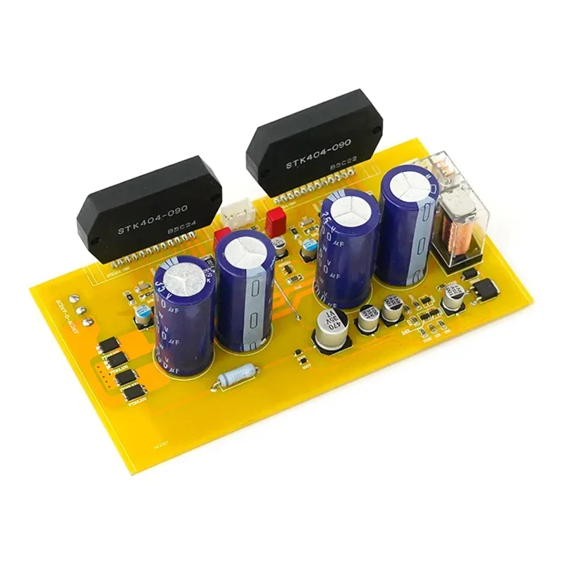 50w*2 STK404-090 2-channel Stereo Amplifier Board High Power Sound Warm AC Dual 22-35v HIFI  Audio Amplifier Board