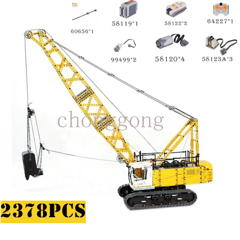 

New Dragline excavator build in scale 1:21 Building Blocks Bricks Crane MOC-17193 DIY Educational Toys For Kids Christmas Gift