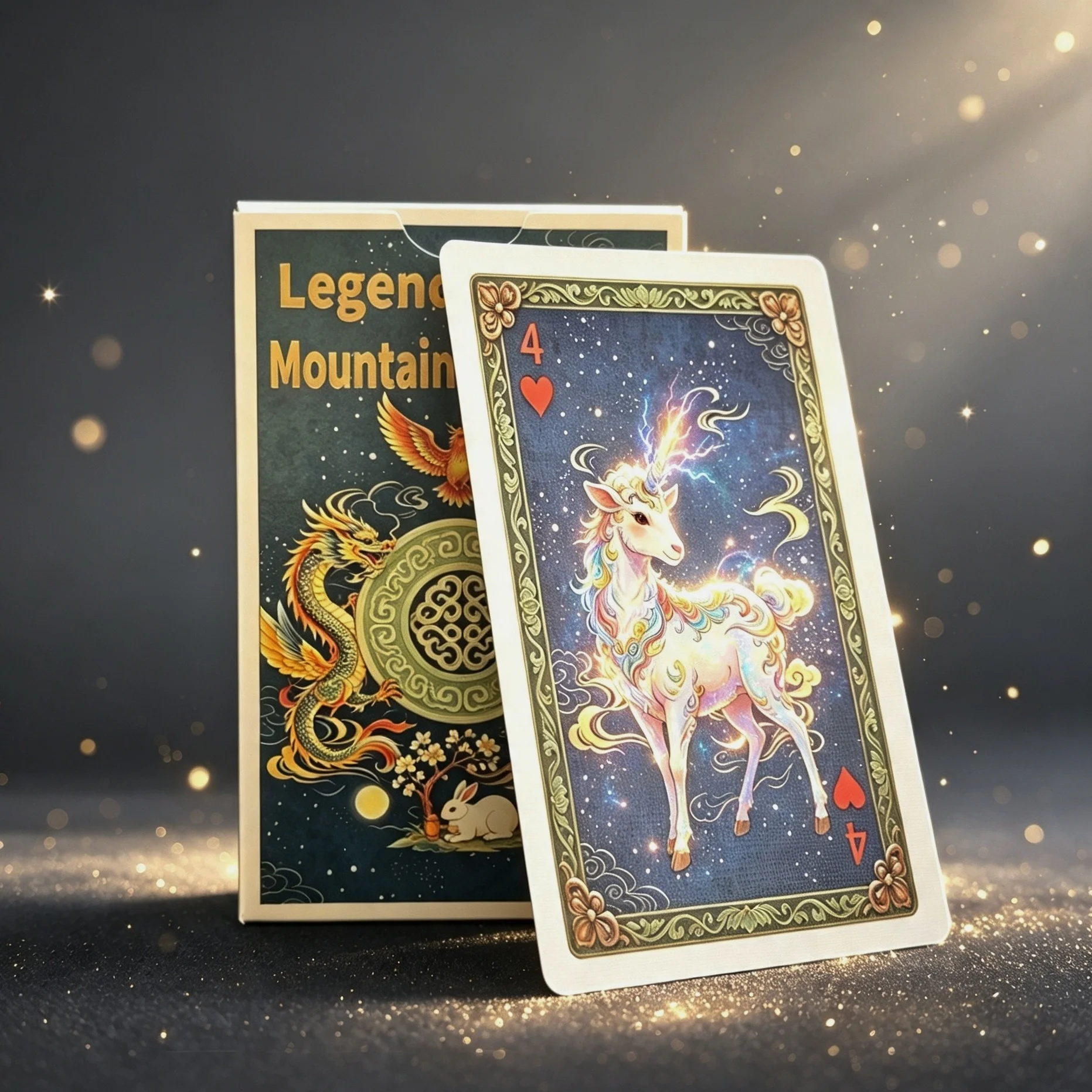The new first national style of mountain and sea theme card 54 card party party entertainment card game