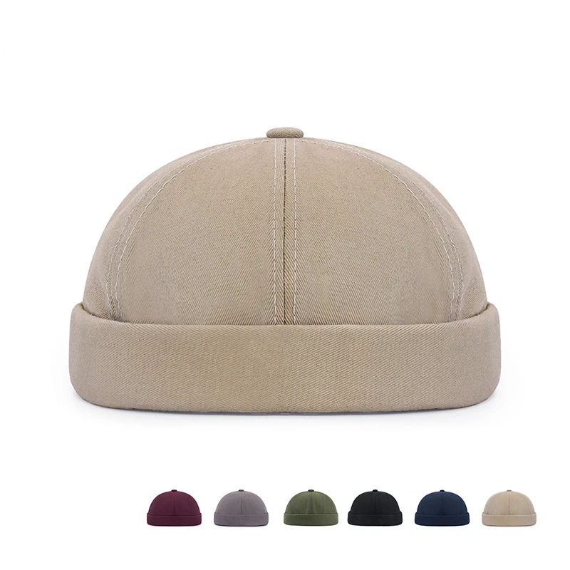 

Spring Summer Melon Caps Men Women Hip Hop Beanies Letter Embroidery Docker Hat Fashion Bonnet Beanies Brimless Dome Hats