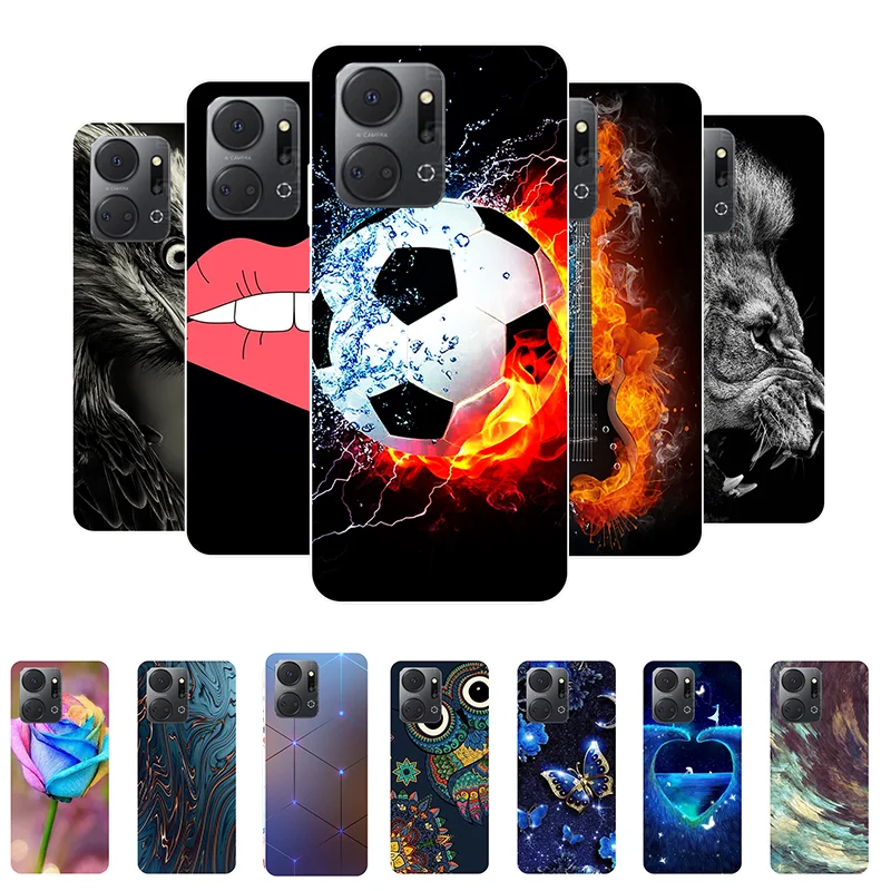 

for Honor X7A 2023 Case X7A Plus Football Soft Silicone Back Cases for Honor X7A RKY-LX2 X 7A Phone Cover for HonorX7A etui