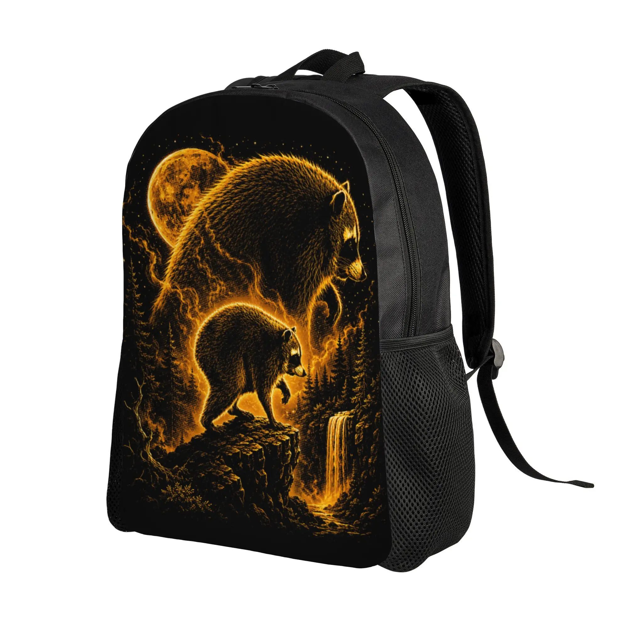 Team Jimothy Raccoon Timothy Moon Backpack  Style Backpacks Student Travel Print High School Bags High Quality Rucksack