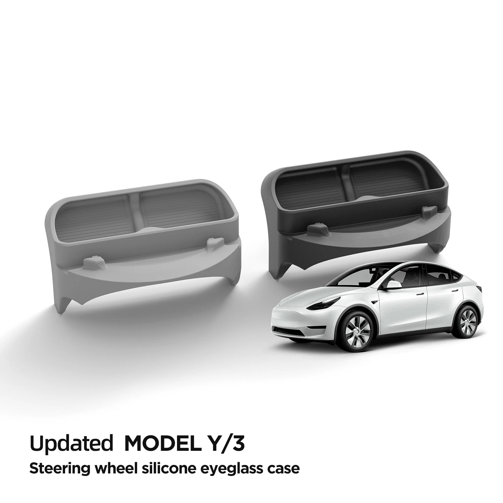 Per Tesla Model Y 2024 scatola portaoggetti per occhiali da Auto modello 3 2021-2022 custodia per occhiali da sole montata su Auto accessori per