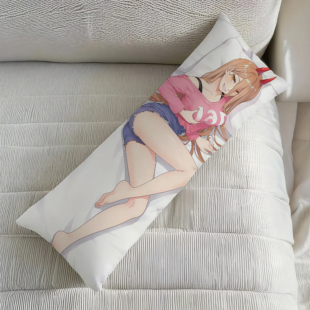 Pillow Case Body M-Makima Rectangle M-Man Pillow Cover C-Chainsaw Home Sofa Living Room 51x137CM Dakimakura Case