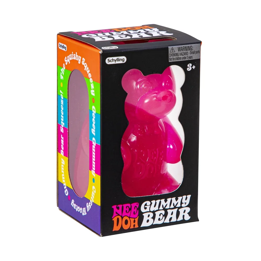 Schylling Needoh Bear Squishy Fidget Toy Stress & Anxiety Relief Helps Improve Focus Perfect For Birthday Gifts & Desk Decor - view 3