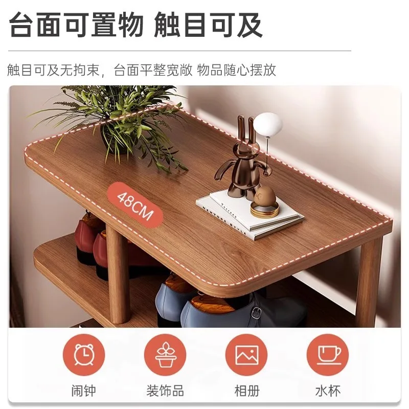 Custom Shoe Rack Home Entrance Multi-layer Simple Storage Rack Indoor Organizer New 2025 Hot-Selling Narrow Shoe Cabinet