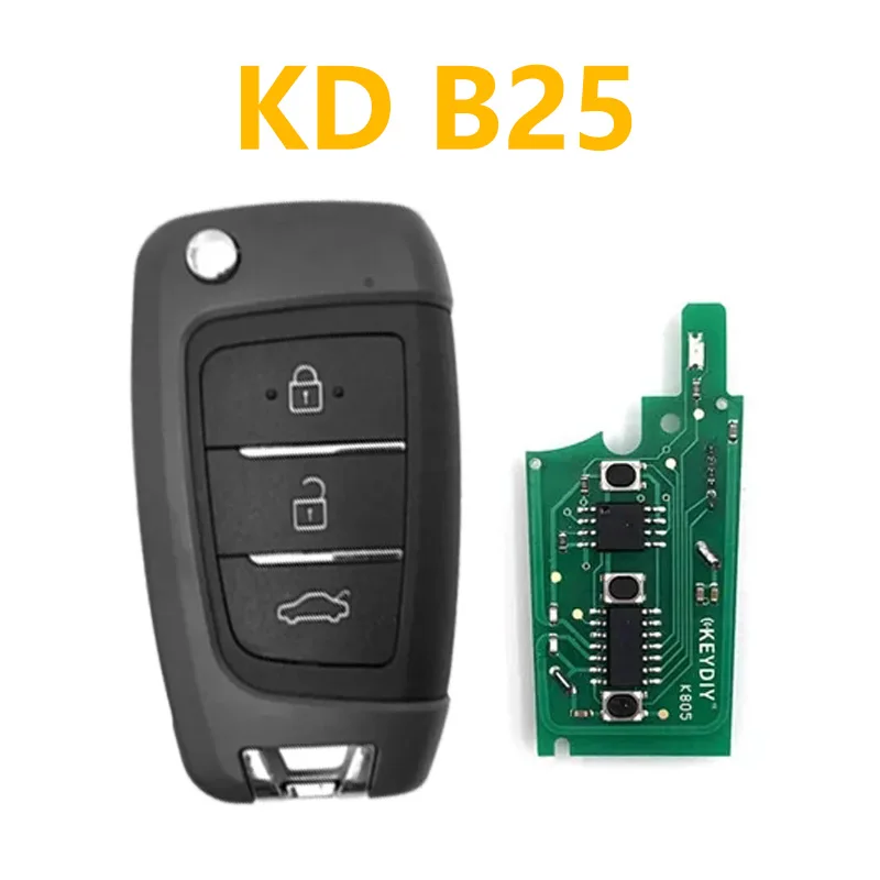 

KEYDIY KD B25 Multifunction Car Remote Key 3 Button Universal Car Keys for KD300 KD900 URG200 Car Remote Control