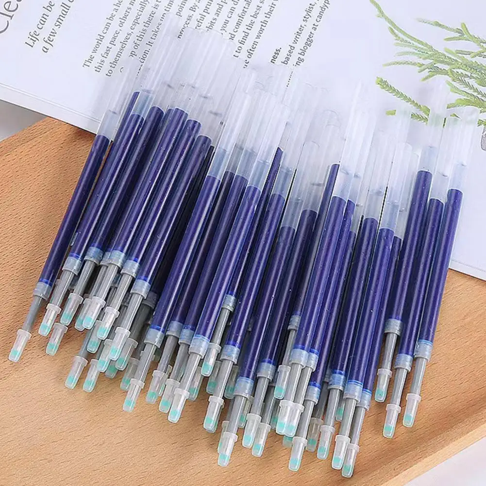 Replacement Quick Installation Student Gel Pen Replaceable Refills Office Supply