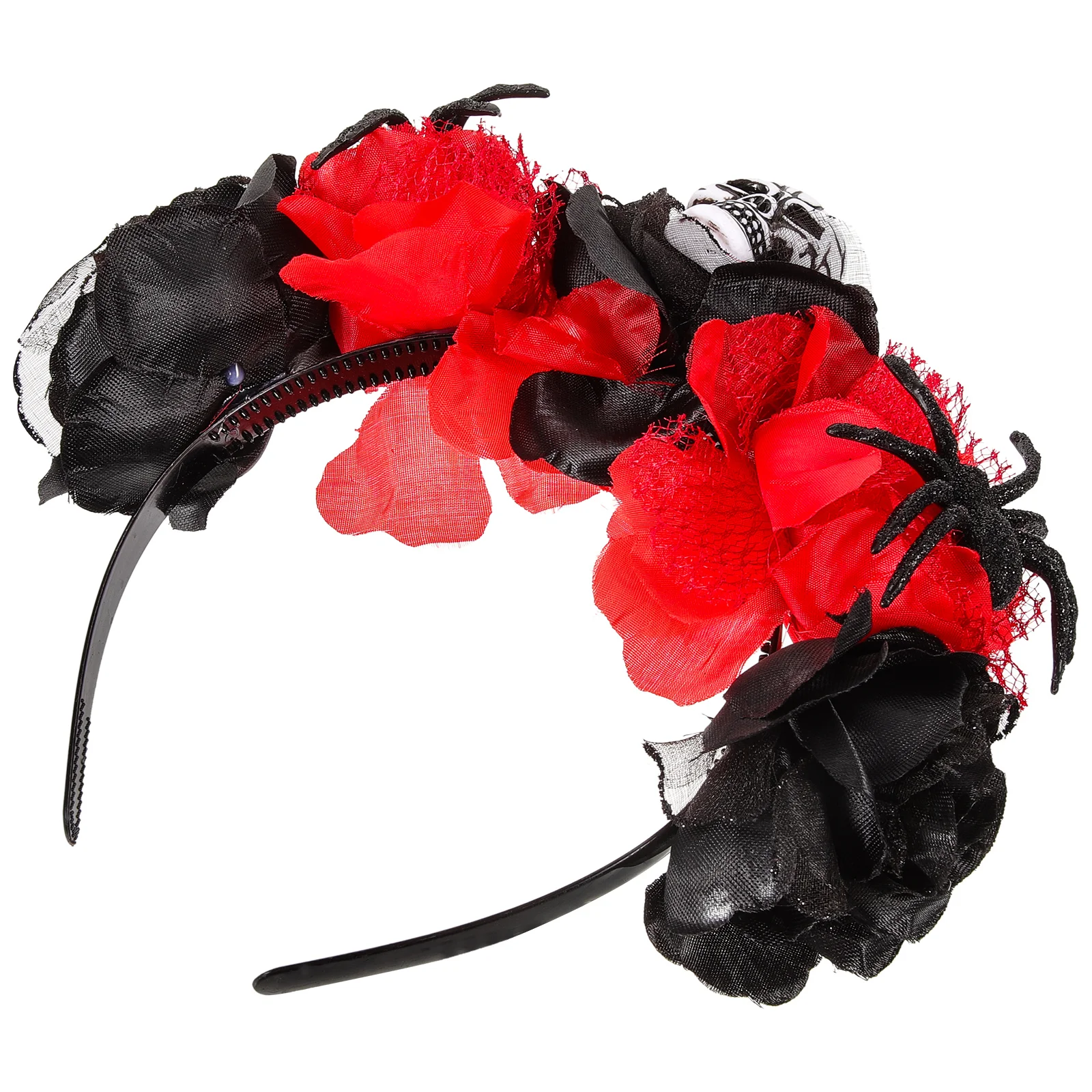 

Lace Flower Headband Halloween Crown Headpiece Wedding Simulation Hairband Women Headdress Rose Miss